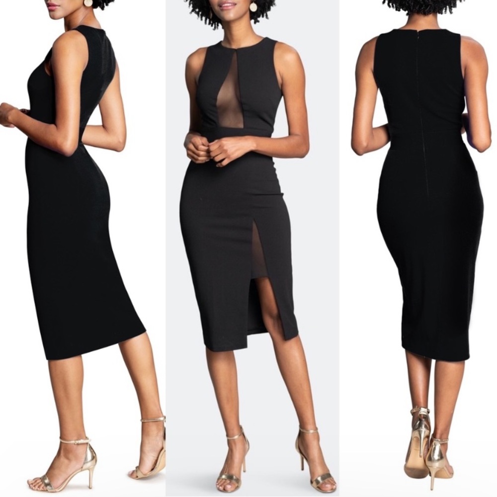 Dress the Population Isla Midi Dress Size XS